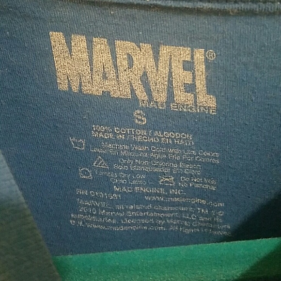 SUPER FUN Marvel Blue T Shirt - Picture 3 of 4